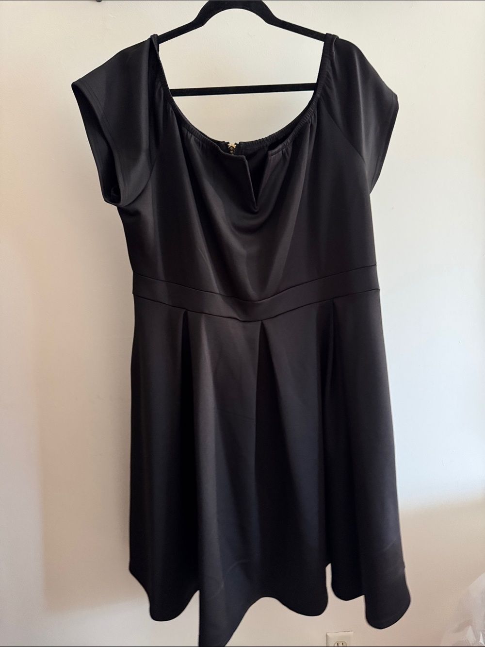 Classic Black Fit-and-Flare Dress